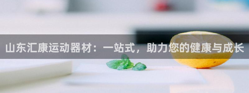 意昂体育4开户：山东汇康运动器材：一站式，助力您的健康与成长