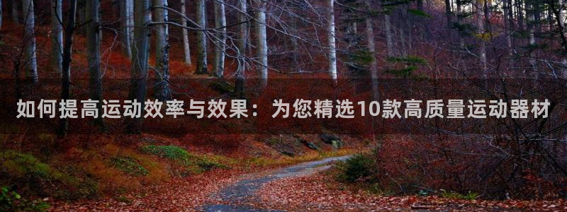 意昂4官方：如何提高运动效率与效果：为您精选10款高